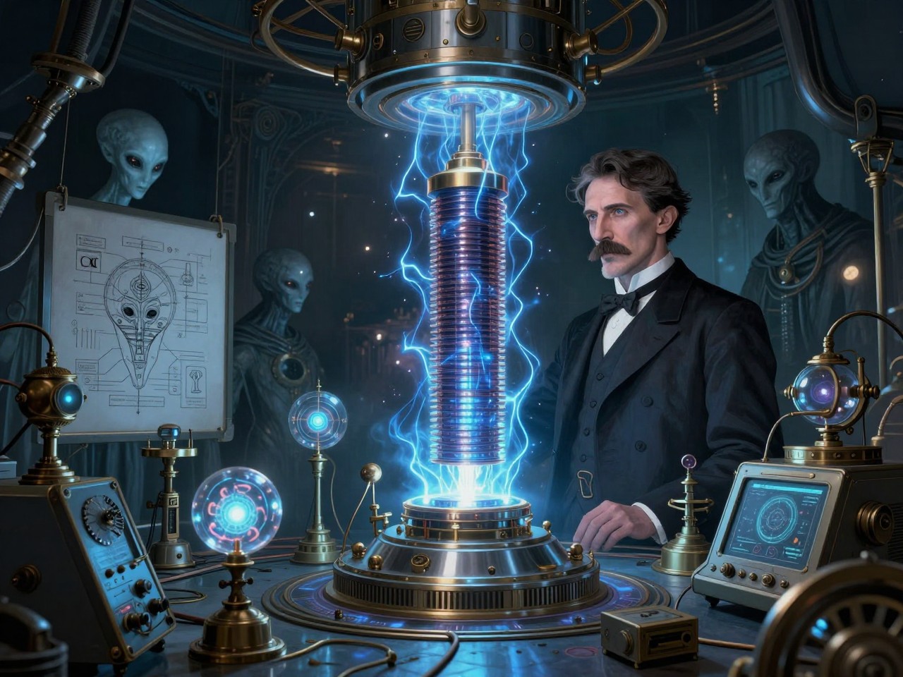 NIKOLA TESLA – HATTE ER KONTAKT MIT AUSSERIRDISCHEN?